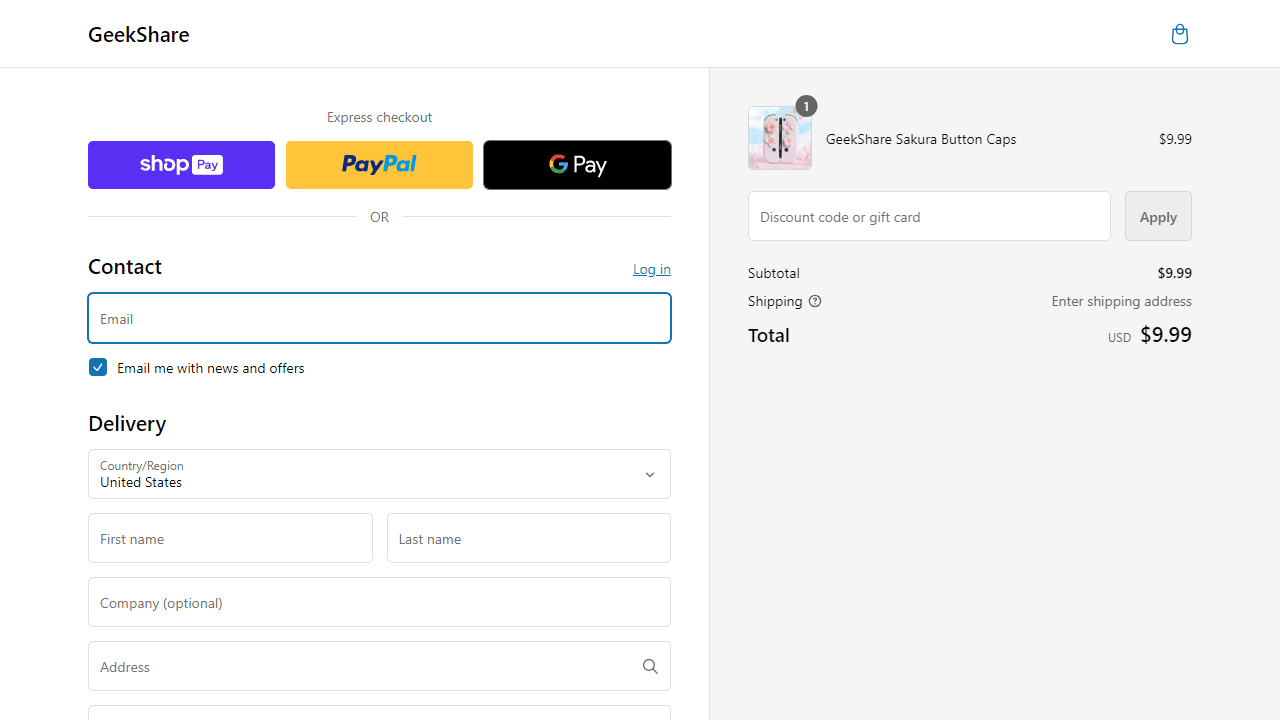How to apply GeekShare coupon code